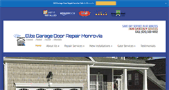 Desktop Screenshot of garagedoorrepairmonrovia.info